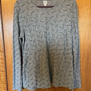 Grey top. Stretch fabric. Size XL